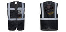 Black Professional Executive Style Safety Vest