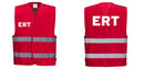 Custom Red Safety Vest Reflective Hi Vis Work and Event Style