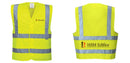 Custom Logo Reflective Yellow Safety Vest - ANSI Class 2