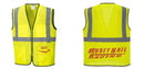 Custom Lightweight High Visibility Yellow Tampa Mesh Vest