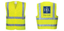 Custom Logo Reflective Yellow Safety Vest - ANSI Class 2