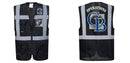 Black Professional Executive Style Safety Vest
