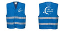 Custom Royal Blue MeshAir Reflective Safety Vest for Events