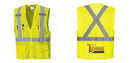 Custom Hi-Vis YELLOW Mesh X Back Executive Vest