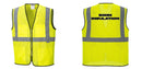 Lightweight High Visibility Yellow Tampa Mesh Vest