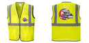 Custom Lightweight High Visibility Yellow Tampa Mesh Vest