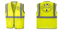 Custom Lightweight High Visibility Yellow Tampa Mesh Vest