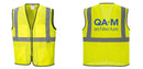 Custom Lightweight High Visibility Yellow Tampa Mesh Vest