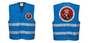Custom Royal Blue MeshAir Reflective Safety Vest for Events