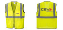 Custom Lightweight High Visibility Yellow Tampa Mesh Vest