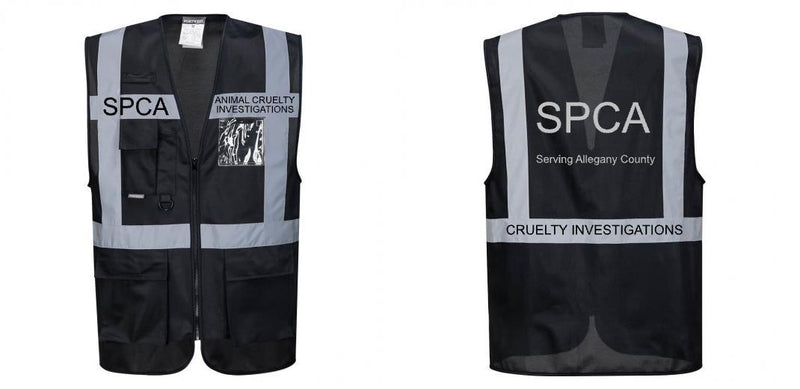 Custom Black Professional Executive Style Safety Vest