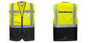 Custom Warsaw Yellow and Black Professional Style Safety Vest