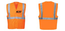 Custom Class 2 Orange Reflective Safety Vest