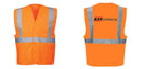 Custom Class 2 Orange Reflective Safety Vest