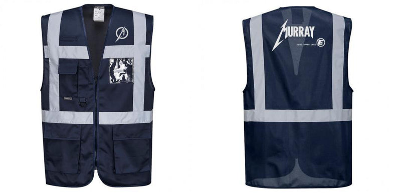 Custom NAVY Professional Executive Style Safety Vest