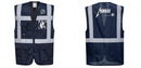 Custom NAVY Professional Executive Style Safety Vest