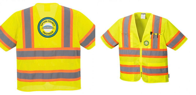 Custom Class 3 Yellow Safety Vest Sleeved Hi-Vis with Pockets