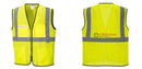 Custom Lightweight High Visibility Yellow Tampa Mesh Vest