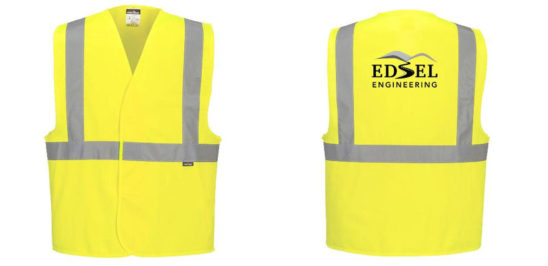 Custom Class 2 Yellow Reflective Safety Vest