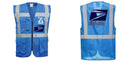 Custom ROYAL BLUE Professional Executive Style Safety Vest