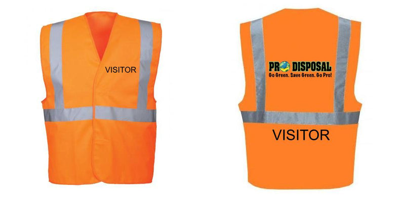 Custom Class 2 Orange Reflective Safety Vest
