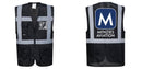 Custom Black Professional Executive Style Safety Vest