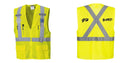 Custom Hi-Vis YELLOW Mesh X Back Executive Vest