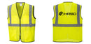 Custom Lightweight High Visibility Yellow Tampa Mesh Vest