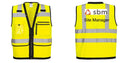 Custom Heavy Duty Hi-Vis Surveyor Vest