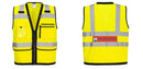 Custom Heavy Duty Hi-Vis Surveyor Vest