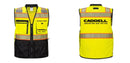 Custom Premium Two-toned Surveyor Safety Vest with Segmented Tape