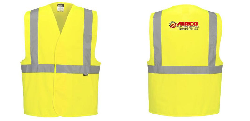 Custom Class 2 Yellow Reflective Safety Vest