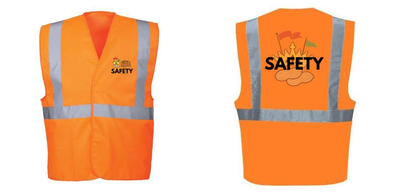 Custom Class 2 Orange Reflective Safety Vest