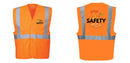 Custom Class 2 Orange Reflective Safety Vest
