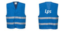 Custom Royal Blue MeshAir Reflective Safety Vest for Events