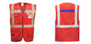 Custom RED Professional Executive Style Safety Vest