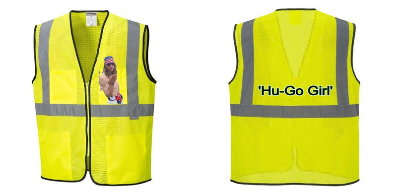 Custom Lightweight High Visibility Yellow Tampa Mesh Vest