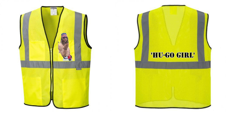 Custom Lightweight High Visibility Yellow Tampa Mesh Vest