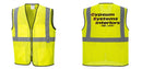 Custom Lightweight High Visibility Yellow Tampa Mesh Vest