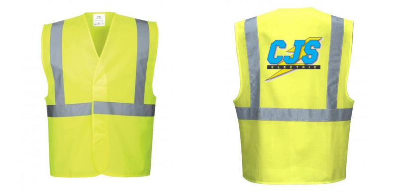 Class 2 Yellow Reflective Safety Vest