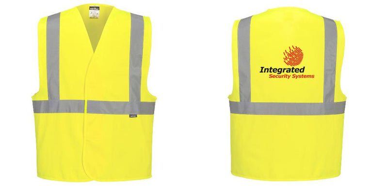 Custom Class 2 Yellow Reflective Safety Vest