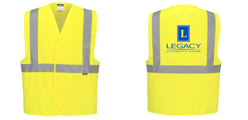 Custom Class 2 Yellow Reflective Safety Vest