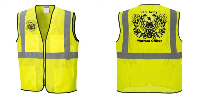 Custom Lightweight High Visibility Yellow Tampa Mesh Vest