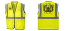 Custom Lightweight High Visibility Yellow Tampa Mesh Vest