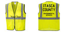 Custom Lightweight High Visibility Yellow Tampa Mesh Vest