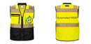 Custom Premium Two-toned Surveyor Safety Vest with Segmented Tape