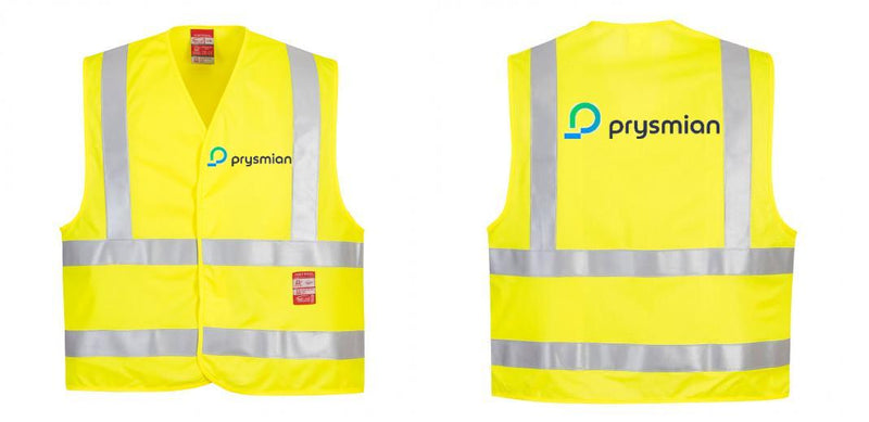 Custom Hi-Vis Flame Resistant Lightweight Safety Vest