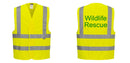 Custom Logo Reflective Yellow Safety Vest - ANSI Class 2