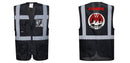 Custom Black Professional Executive Style Safety Vest