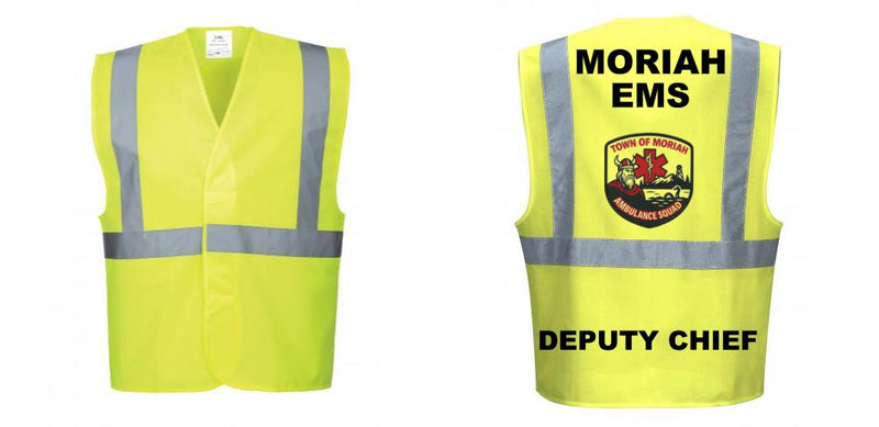 Class 2 Yellow Reflective Safety Vest